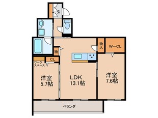 シャーメゾン　リオクレールの物件間取画像